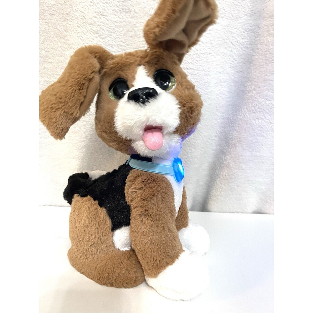 Fur Real Friends Chatty Charlie Barkin' Beagle Puppy Dog WORKING FurReal talks